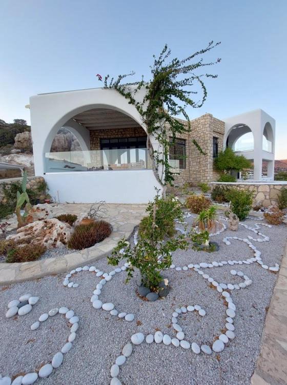 Evilia Luxury Villa Amoopi Dış mekan fotoğraf