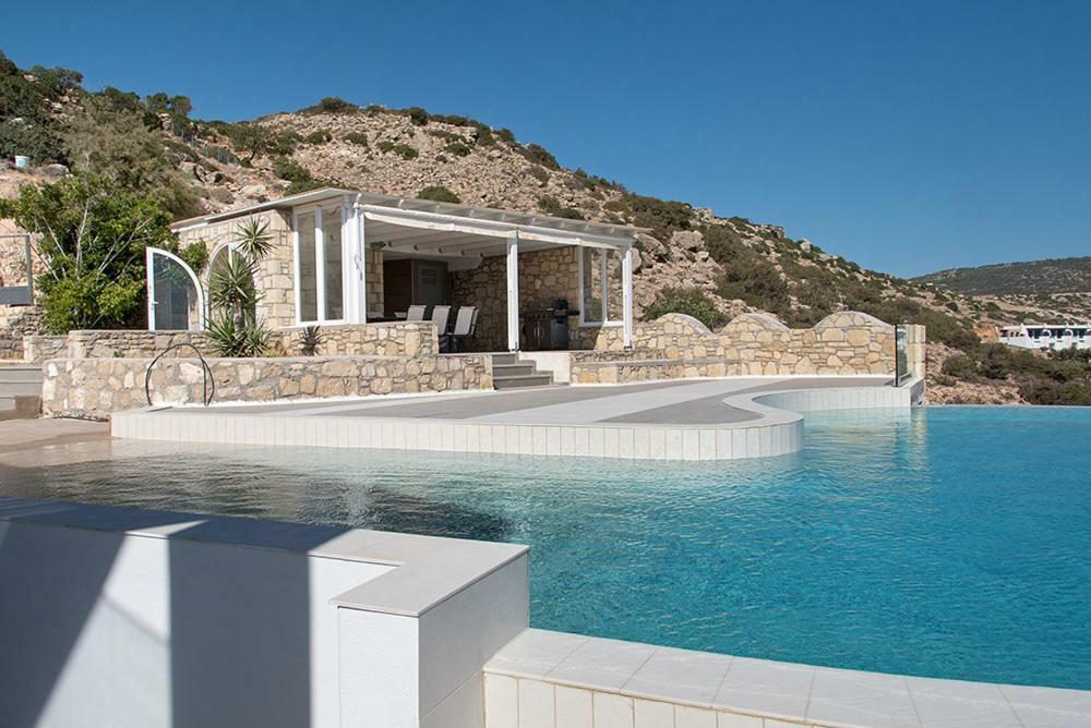 Evilia Luxury Villa Amoopi Dış mekan fotoğraf