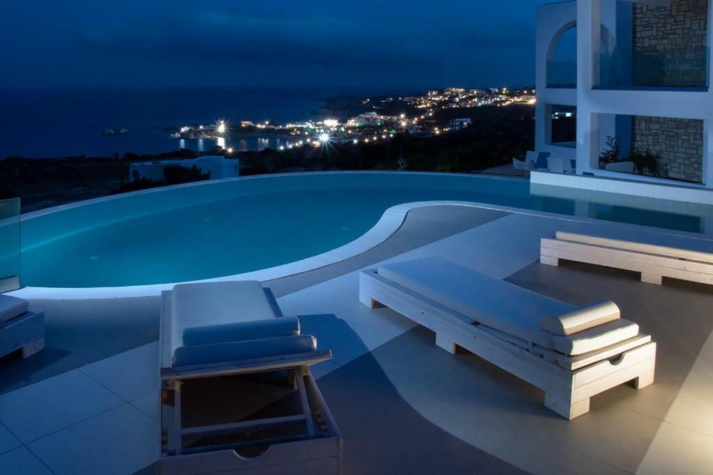 Evilia Luxury Villa Amoopi Dış mekan fotoğraf